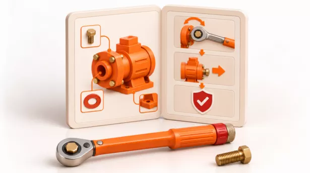 Een opengeslagen boek met technische elementen