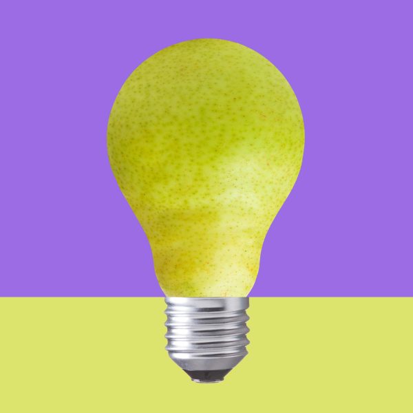 Light bulb, isolated, Realistic photo image